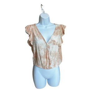 Grade & Gather Peach Top - Size Small (NWT)